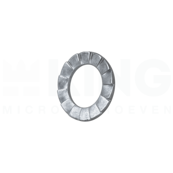 Tandveerring DIN 6798A - RVS