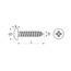 Plaatschroef RVS DIN 7981 - 2,2 x 6,5 mm - 100 stuks