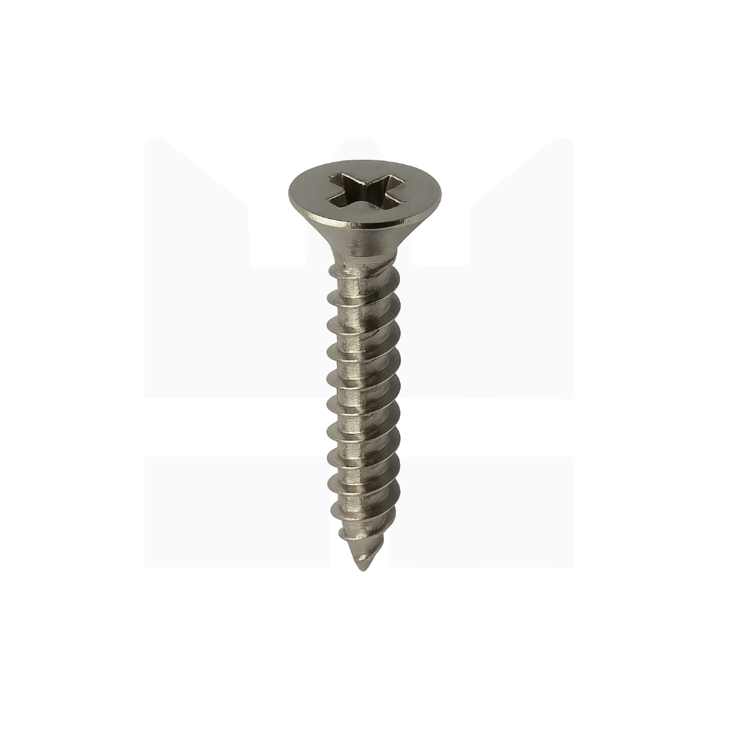 Plaatschroef 2,2 mm - RVS - verzonken kop - DIN 7982