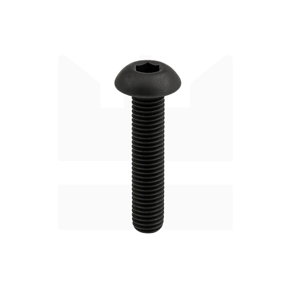 Laagbolkopbout Inbus - M2,5- ISO 7380 - Staal 10.9 Zwart