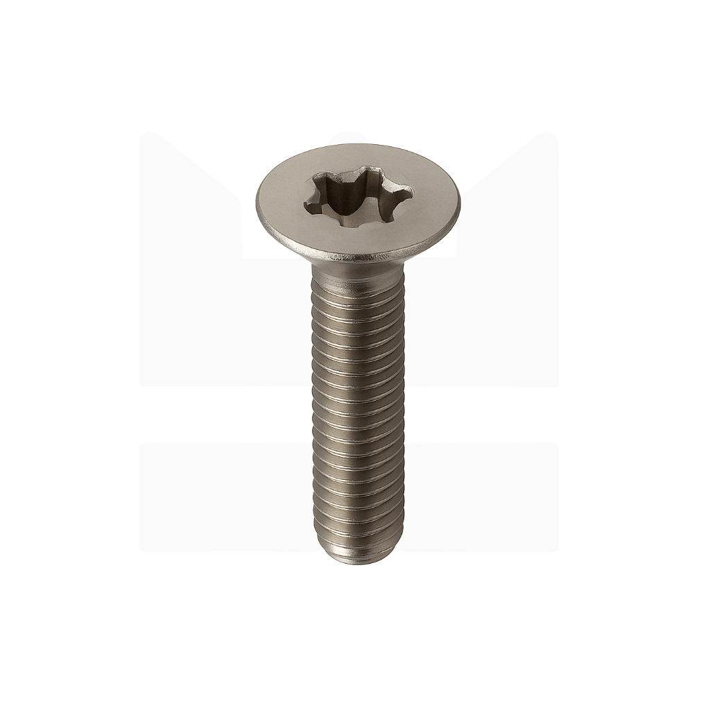 Torx schroef met verzonken kop M2 - RVS A2 - DIN 965