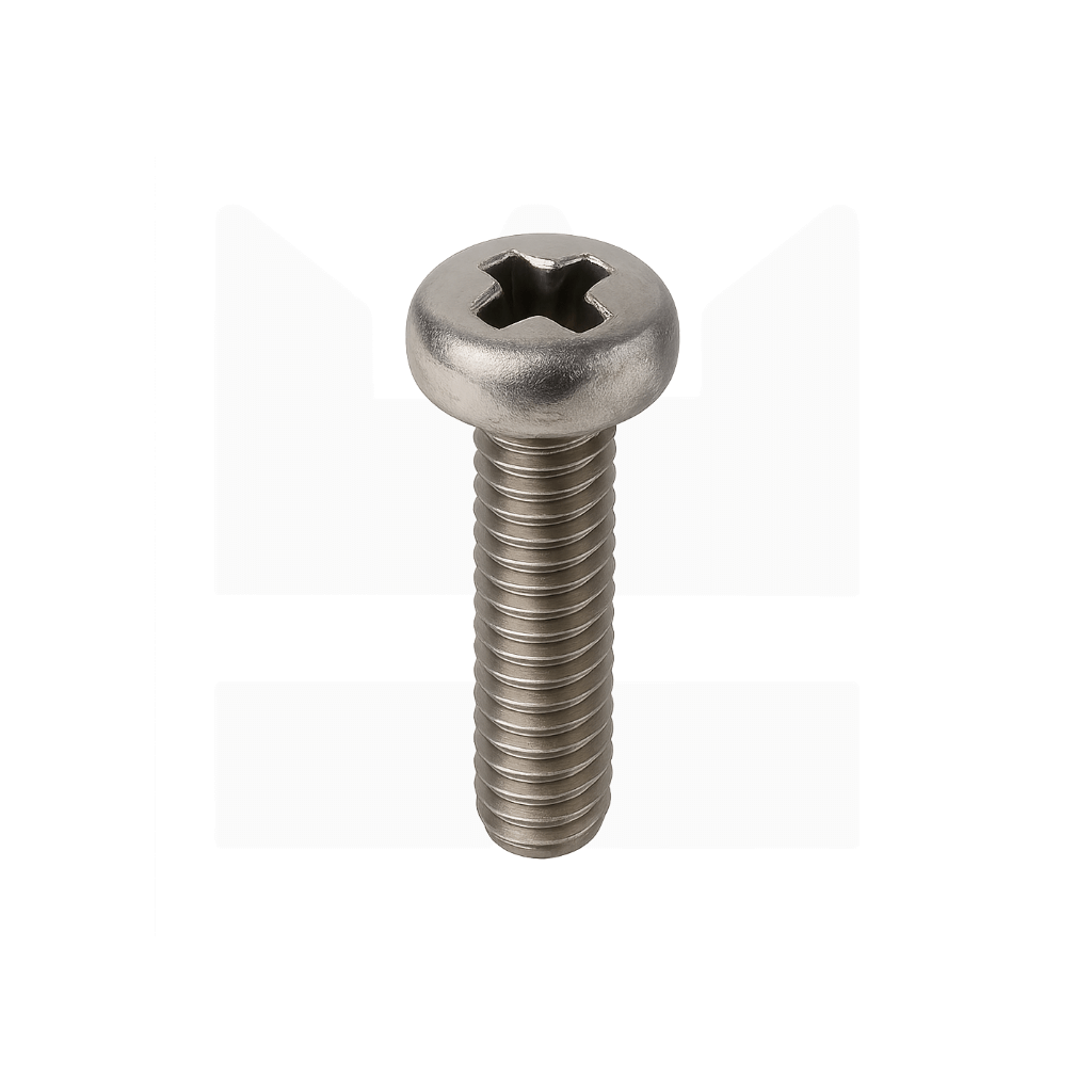 Bolkopschroeven M1,4 met kruiskop | DIN 7985 - RVS A2