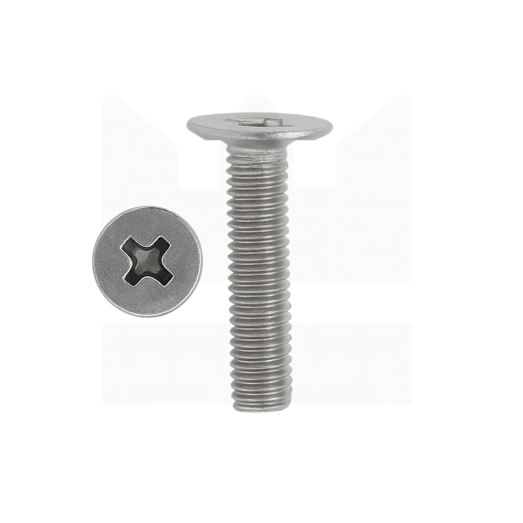 Platkopschroef - Kruiskop - RVS - M3