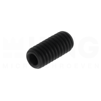KING Microschroeven Stelschroef M3 x 3 - DIN 916 45H Staal - 25 stuks