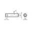 Stelschroef - DIN 916 RVS - M 2,5 x 3 - 25 stuks