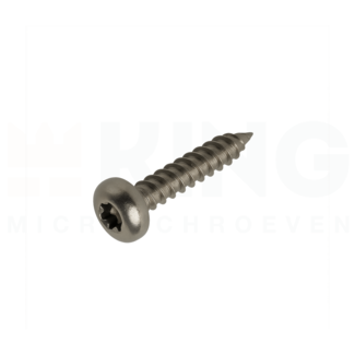 KING Microschroeven Plaatschroef | 2,2 x 9,5 mm - TORX - RVS ISO 14585 - 100 stuks