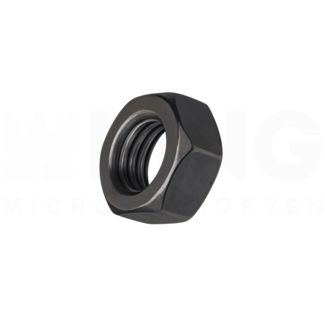 KING Microschroeven Zeskantmoer M1,4 - DIN 934 - Staal - 25 stuks - GEDRAAID