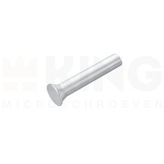 KING Microschroeven Klinknagel platkop - Aluminium - 2 x 6 mm - 100 stuks