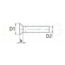 Klinknagel platkop - Aluminium - 3 x 10 mm - 100 stuks