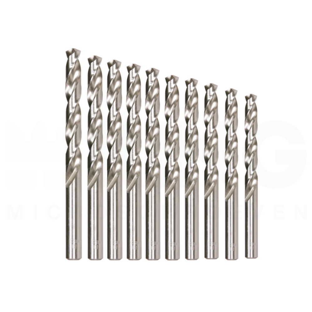 Metaalborenset - 10 stuks