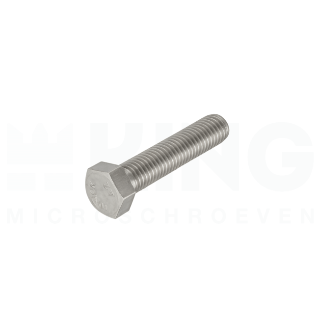 Zeskantbout M3 x 14 | RVS A2 - DIN 993 - 10 stuks