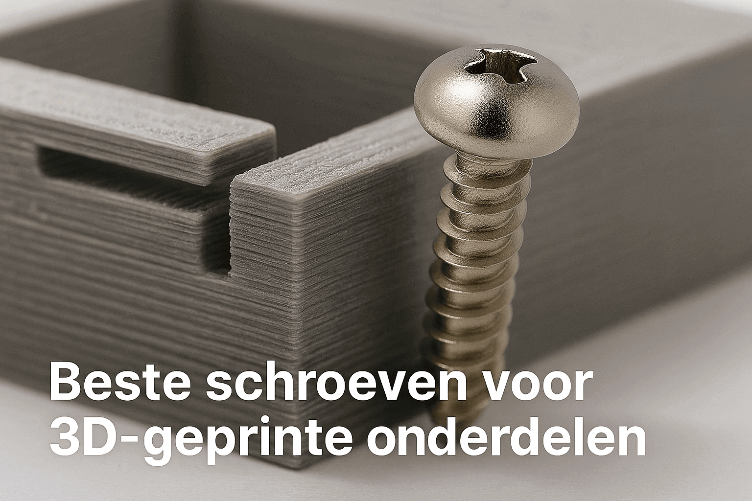 Welke schroef gebruik je voor 3D-geprinte onderdelen?