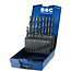 Bohrcraft Metaalborenset - 1,0 - 10 mm - 19 delig - HSSG Rolgewalste boren