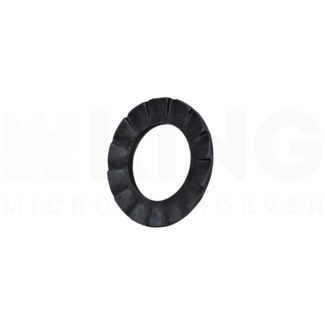 KING Microschroeven Tandveerring M4 - Blank Staal - DIN6798A - 100 stuks