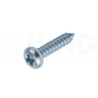 KING Microschroeven Plaatschroef 2,2 x 16 mm - Din 7981 - Staal verzinkt - 100 stuks