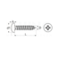Plaatschroef 2,2 x 19 mm - Din 7981 - Staal verzinkt - 100 stuks
