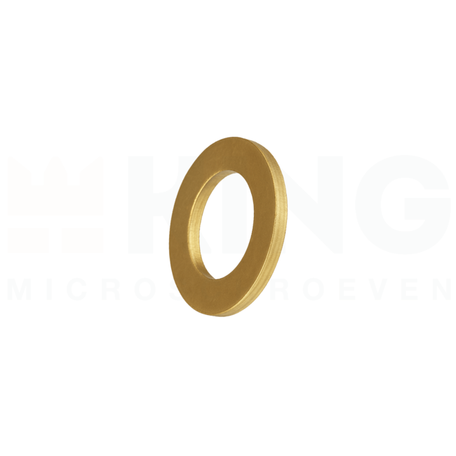 Sluitring M4 DIN 125A - Messing - 100 stuks