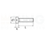 Cilinderkopschroef - RVS - M1 x 4 - DIN 84/ ISO 1207 - 10 stuks