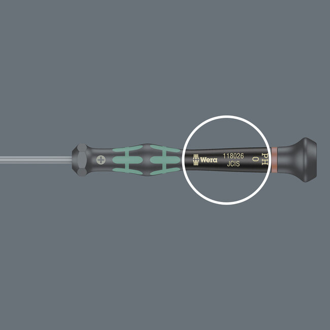 Wera kraftform 2035 microschroevendraaier sleuf/ gleuf - 0,8 x 40