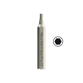 Wera Werkzeuge Micro-bit Inbus 0,9 x 30 | Wera bit 840 – Hex-Plus