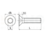 Inbus - verzonkenkop schroef - M2 x 20 - RVS A2 - DIN 7991 - 25 stuks