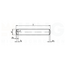 Cilindrische pennen- 4 x 40 mm - Staal gehard - 25 stuks