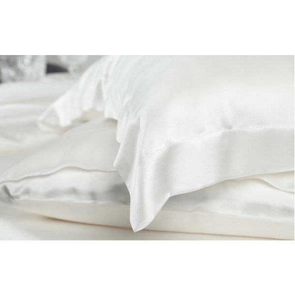 Adubor 100% zijden kussensloop - moerbeizijde kussensloop, 23 momme 6A klasse vezels, zijden kussenslopen voor haar- en huidgezondheid, met verborgen rits (standaard 50 x 66 cm, wit (Lvory White, 1 Adubor 100% zijden kussensloop - moerbeizijde kussensloop, 23 momme 6A klasse vezels, zijden kussenslopen voor haar- en huidgezondheid, met verborgen rits (standaard 50 x 66 cm, wit (Lvory White, 1