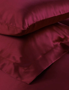  Silk pillowcase 19mm wine red