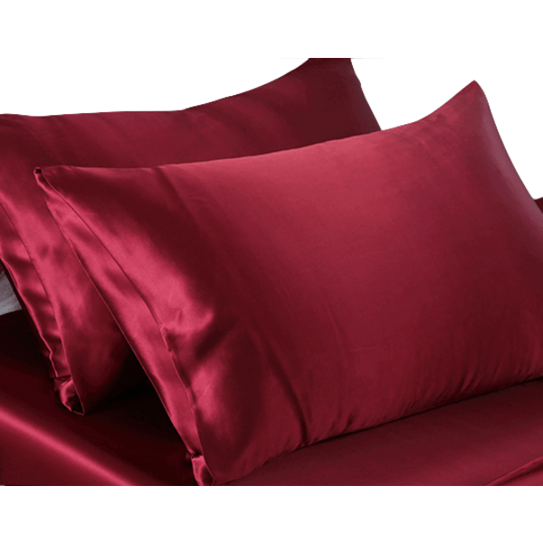 Silk pillowcase 19momme wine red