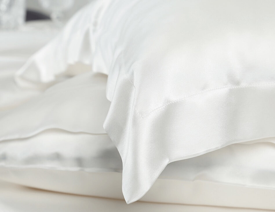 Jaciu - Funda de almohada de seda 100% pura, 21 mommes, fundas de almohada  de seda en ambos lados, tamaño King, Queen, estándar; funda de almohada de