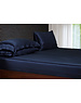  Silk fitted sheet 22mm navy blue