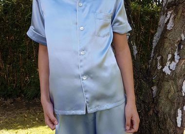 Pijama de seda para niños 