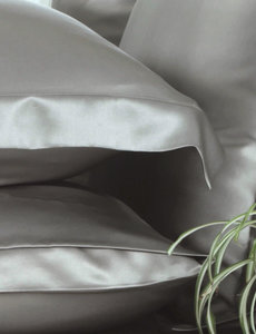  Silk pillowcase 19mm pearl grey