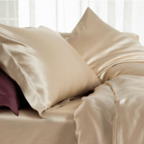 Silk duvet cover 19momme Champagne