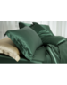  Silk fitted sheet 19mm forest green