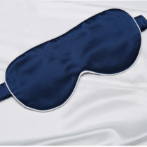 Funda de almohada de seda 19momme azul zafiro