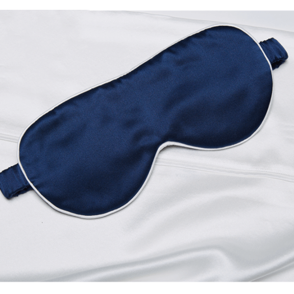 Silk eye mask (elastic band wrapped in silk)