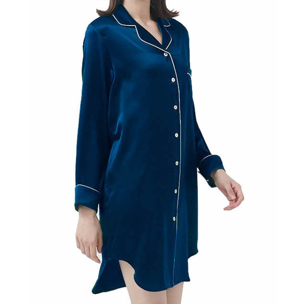 Chemise de nuit en soie pour les femmes