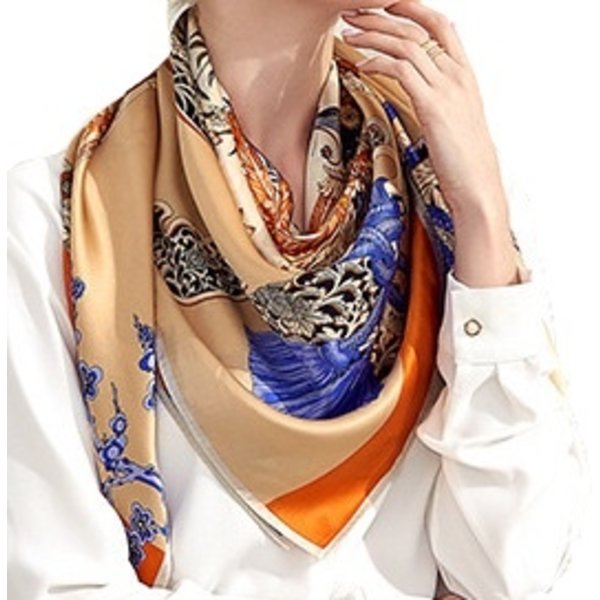 Silk scarf dynasty, 100% silk