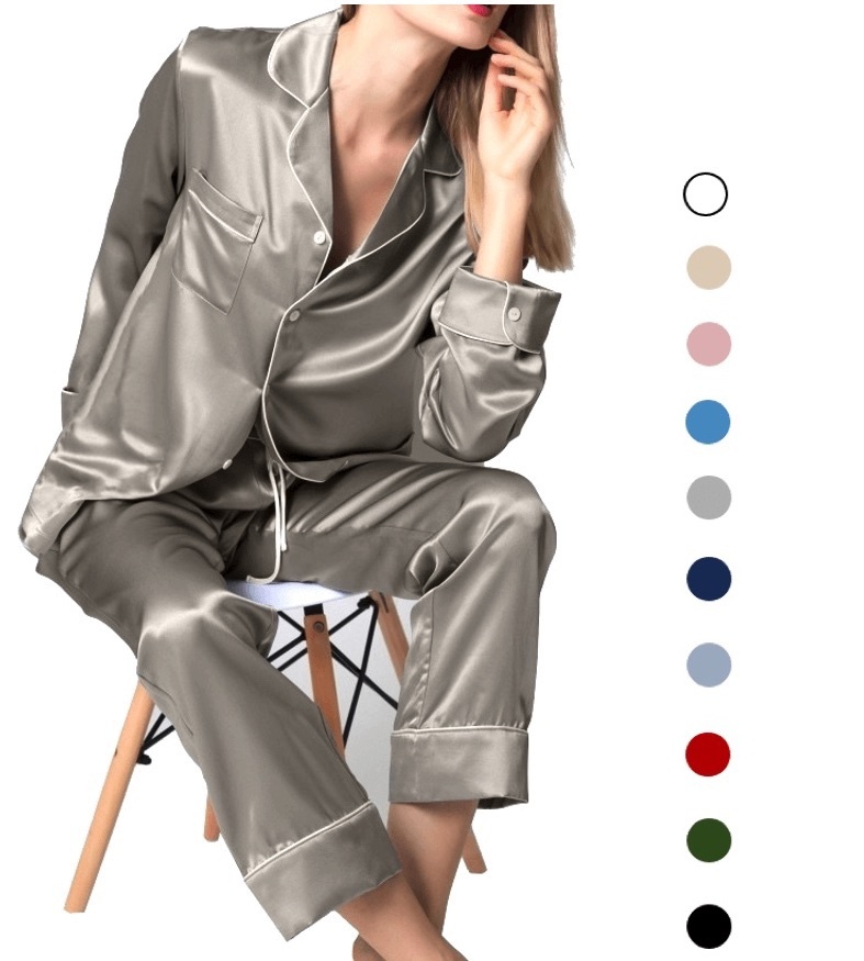 Oriënteren gangpad Aftrekken Dames zijden pyjama dress- 100% moerbei zijde - Silkmood