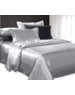  Silk duvet cover 22mm silvergrey