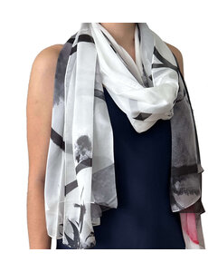  Silk scarf Lotus