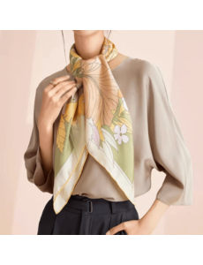  Foulard en soie floral