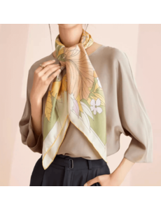  Silk scarf floral