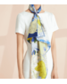  Reverse Two-Tone Printed Silk Scarf