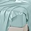 Silk fitted sheet 22momme morning blue