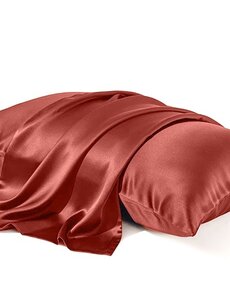  Funda de almohada de seda 22mm Sunset Ember