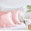 Silk pillowcase 19mm pink