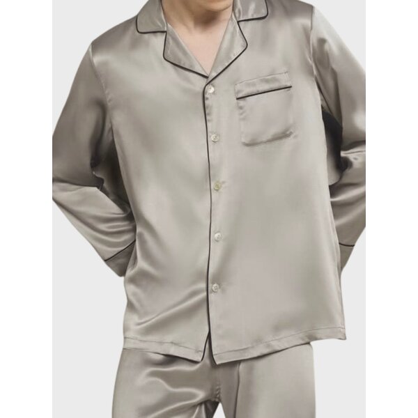 Men's silk pajama set