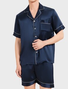  Men's silk pajama set (shortama)